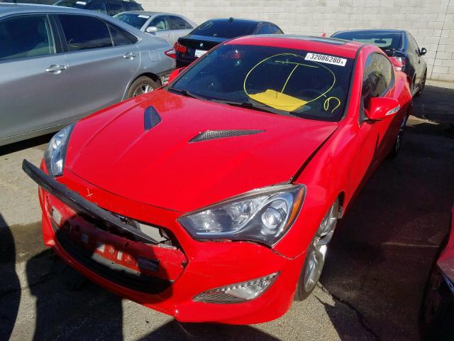 KMHHU6KJ0DU079809 - 2013 HYUNDAI GENESIS COUPE 3.8L  photo 2