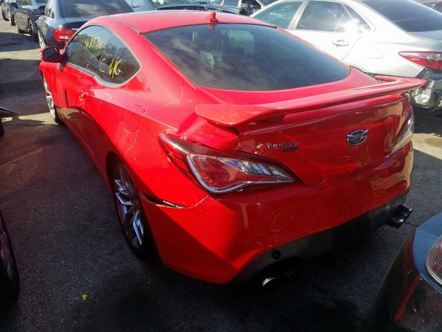 KMHHU6KJ0DU079809 - 2013 HYUNDAI GENESIS COUPE 3.8L  photo 3