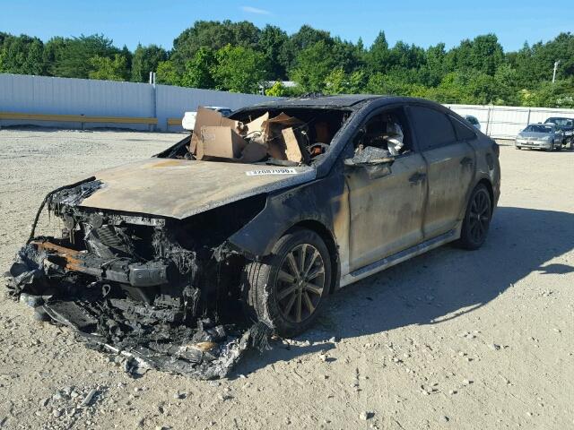 5NPE34AF8GH307226 - 2016 HYUNDAI SONATA SPO BURN photo 2