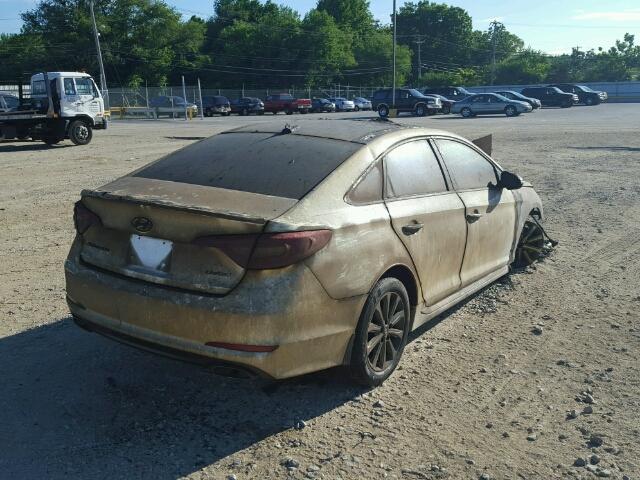 5NPE34AF8GH307226 - 2016 HYUNDAI SONATA SPO BURN photo 4