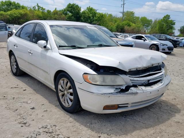 KMHFC46F98A303512 - 2008 HYUNDAI AZERA SE WHITE photo 1