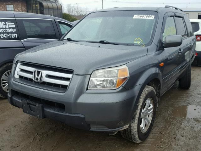 5FNYF18278B034978 - 2008 HONDA PILOT VP GRAY photo 2