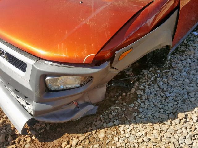 5J6YH18523L011404 - 2003 HONDA ELEMENT EX ORANGE photo 9