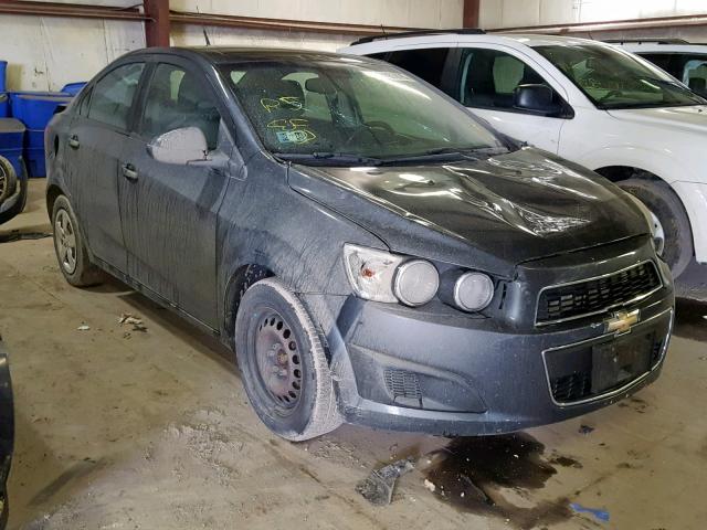 1G1JB5SH9D4106517 - 2013 CHEVROLET SONIC LS GRAY photo 1