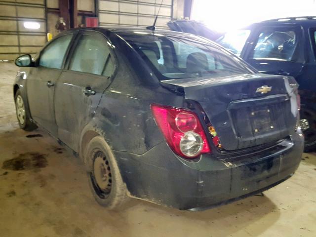 1G1JB5SH9D4106517 - 2013 CHEVROLET SONIC LS GRAY photo 3