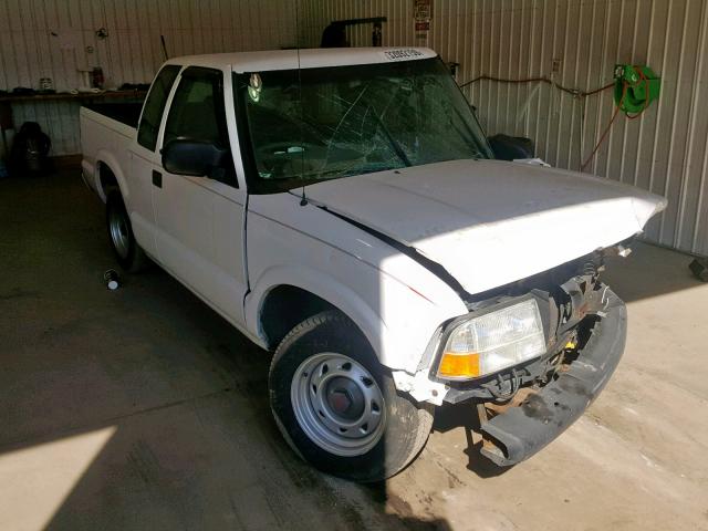 1GTCS19W918227646 - 2001 GMC SONOMA WHITE photo 1