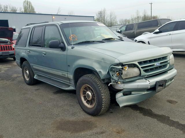 1FMDU35P0VZB53358 - 1997 FORD EXPLORER GREEN photo 1