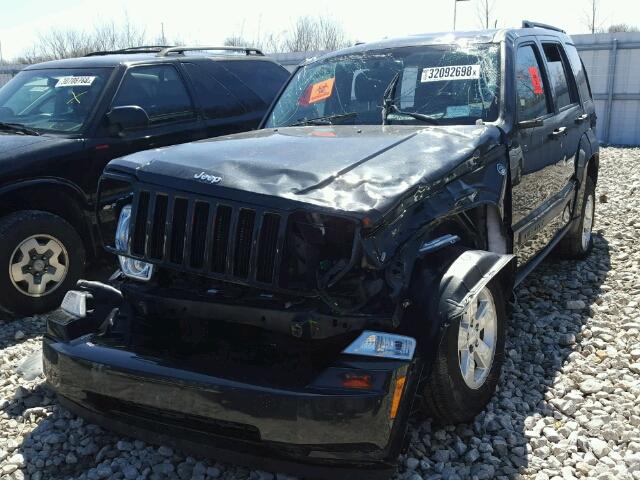 1J4PN2GK7AW116694 - 2010 JEEP LIBERTY SP BLACK photo 2