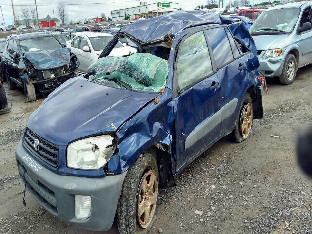 JTEHH20VX16013576 - 2001 TOYOTA RAV4 BLUE photo 9