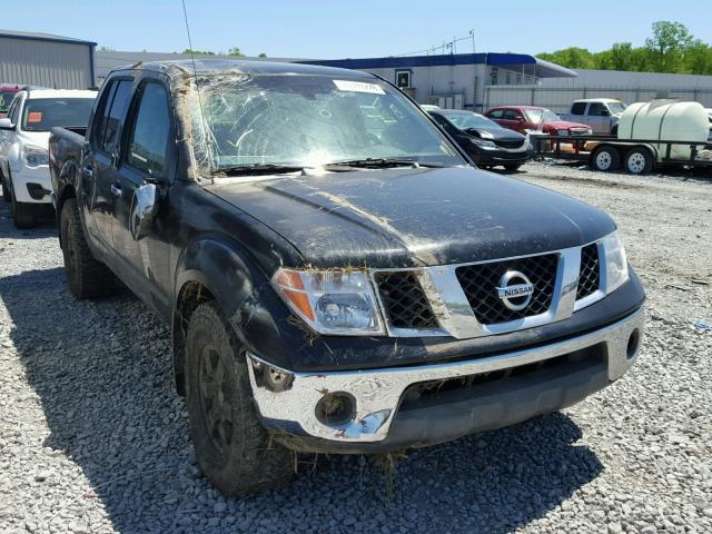 1N6AD07U87C404106 - 2007 NISSAN FRONTIER C BLACK photo 1