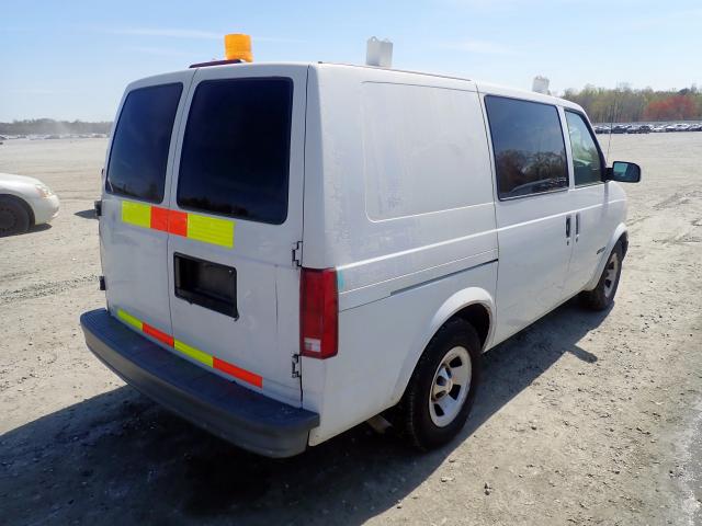 1GCDM19W81B141228 - 2001 CHEVROLET ASTRO WHITE photo 4