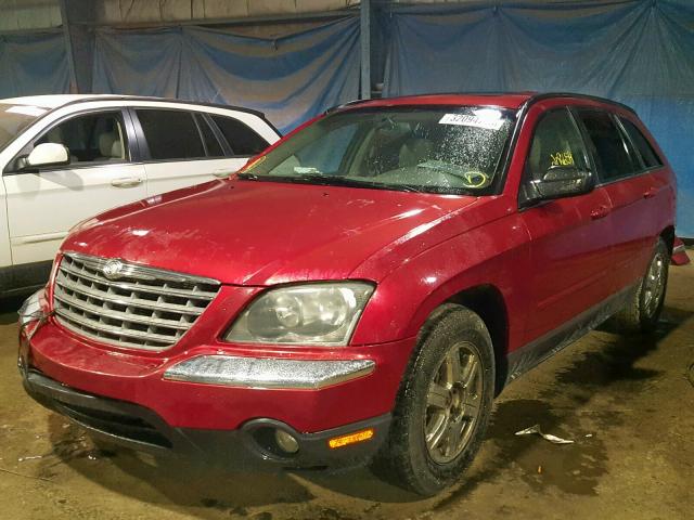 2C8GF68414R635374 - 2004 CHRYSLER PACIFICA RED photo 2