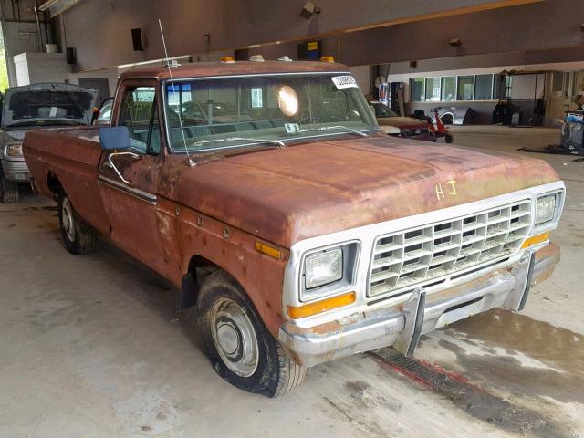 F25HECE6215 - 1978 FORD F-150 RED photo 1