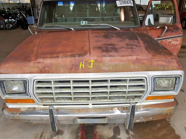 F25HECE6215 - 1978 FORD F-150 RED photo 7