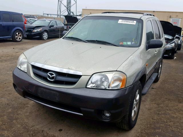 4F2CZ04104KM28991 - 2004 MAZDA TRIBUTE LX GOLD photo 2