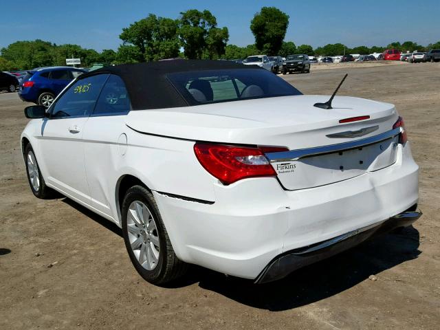 1C3BCBEB3EN157901 - 2014 CHRYSLER 200 TOURIN WHITE photo 3