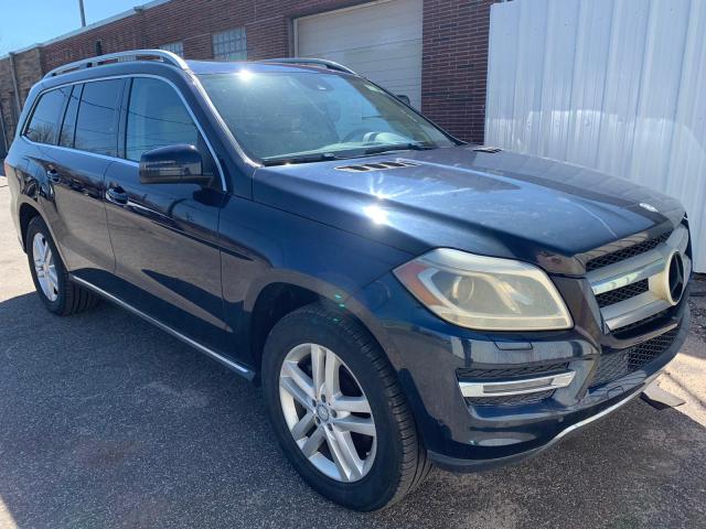 4JGDF7CE4EA315607 - 2014 MERCEDES-BENZ GL 450 4MA BLUE photo 1