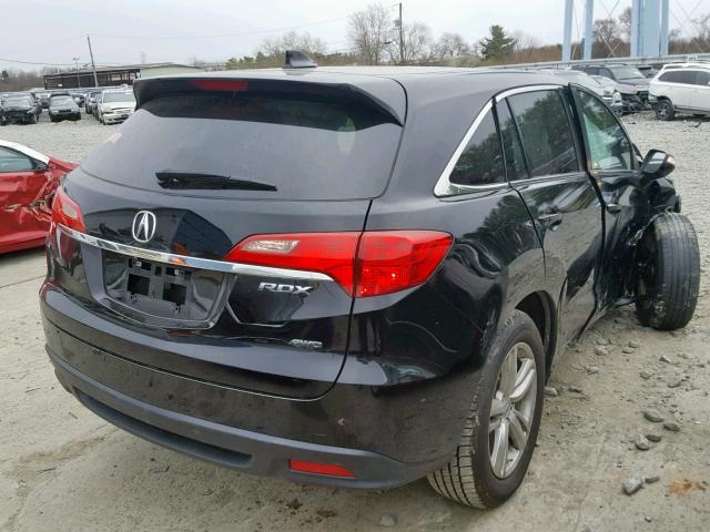 5J8TB4H32FL024497 - 2015 ACURA RDX BLACK photo 4