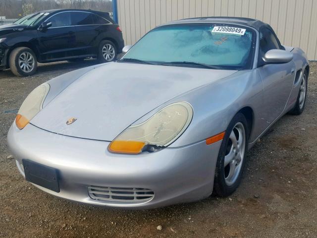 WP0CA2986VS621883 - 1997 PORSCHE BOXSTER SILVER photo 2