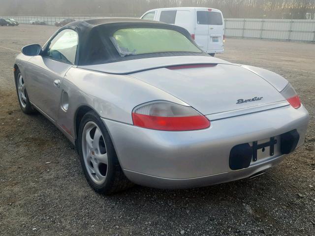 WP0CA2986VS621883 - 1997 PORSCHE BOXSTER SILVER photo 3