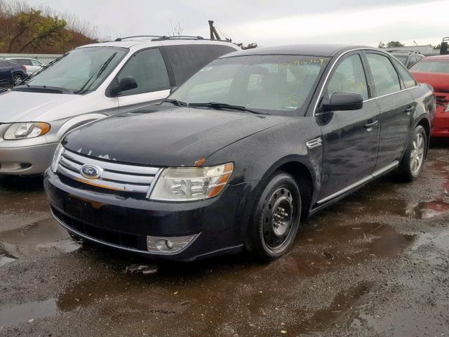 1FAHP24W69G104821 - 2009 FORD TAURUS SEL BLACK photo 2