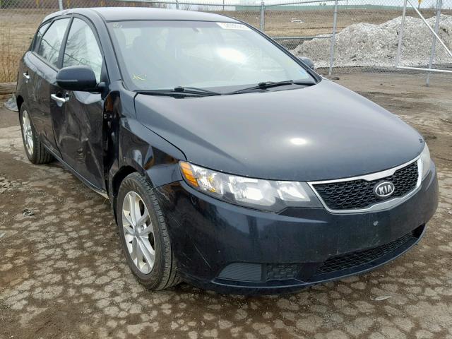 KNAFU5A22C5600549 - 2012 KIA FORTE EX BLACK photo 1