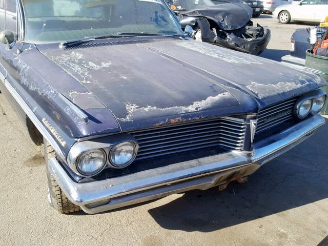 862S4142 - 1962 PONTIAC BONNEVILLE BLUE photo 9