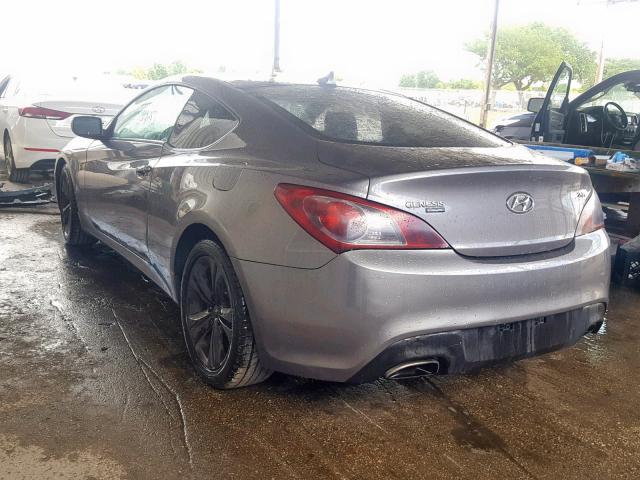 KMHHT6KD5AU014527 - 2010 HYUNDAI GENESIS CO GRAY photo 3