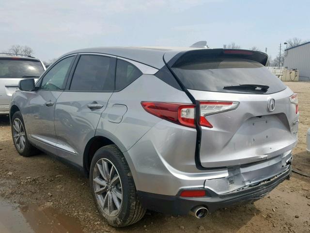 5J8TC2H50KL002897 - 2019 ACURA RDX SILVER photo 3