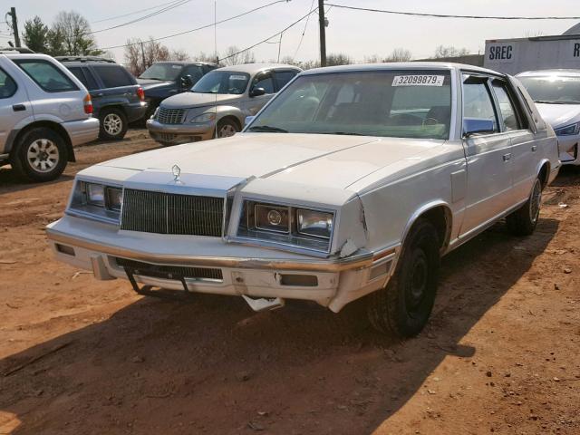 1C3BT56G8EC304527 - 1984 CHRYSLER NEW YORKER WHITE photo 2