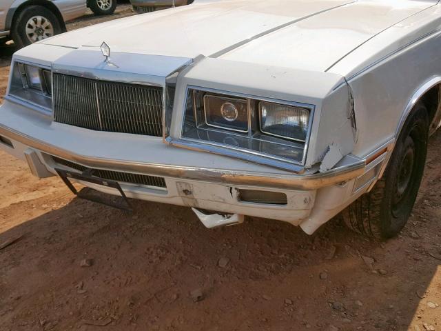 1C3BT56G8EC304527 - 1984 CHRYSLER NEW YORKER WHITE photo 9