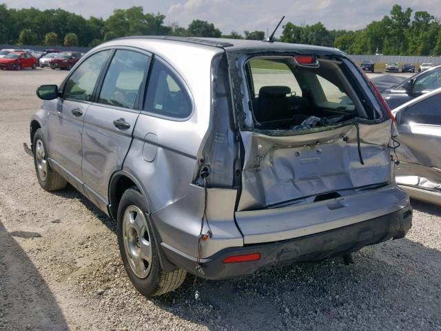 JHLRE38338C025013 - 2008 HONDA CR-V LX SILVER photo 3