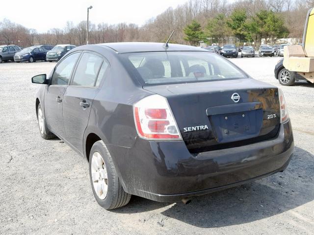 3N1AB61E77L601479 - 2007 NISSAN SENTRA 2.0 BLACK photo 3