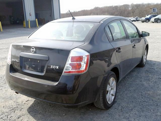 3N1AB61E77L601479 - 2007 NISSAN SENTRA 2.0 BLACK photo 4