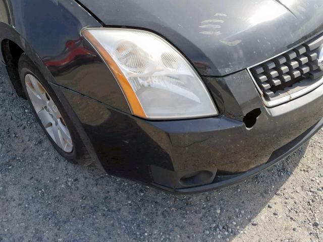 3N1AB61E77L601479 - 2007 NISSAN SENTRA 2.0 BLACK photo 9