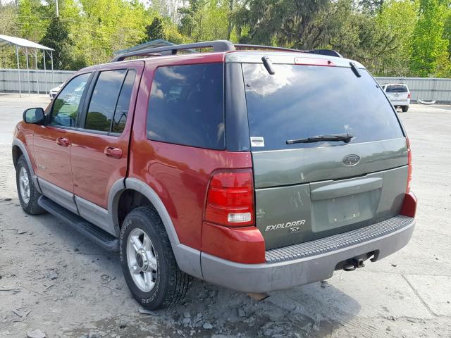 1FMZU63E62UC59007 - 2002 FORD EXPLORER X RED photo 3