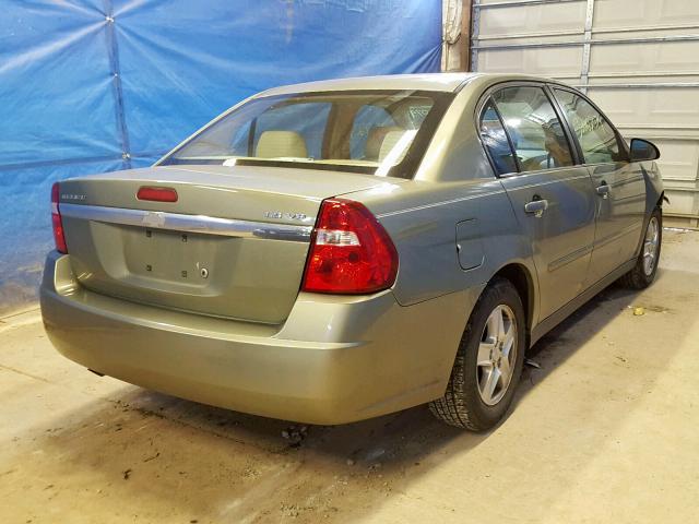 1G1ZT528X5F129231 - 2005 CHEVROLET MALIBU LS GREEN photo 4