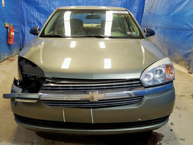 1G1ZT528X5F129231 - 2005 CHEVROLET MALIBU LS GREEN photo 9