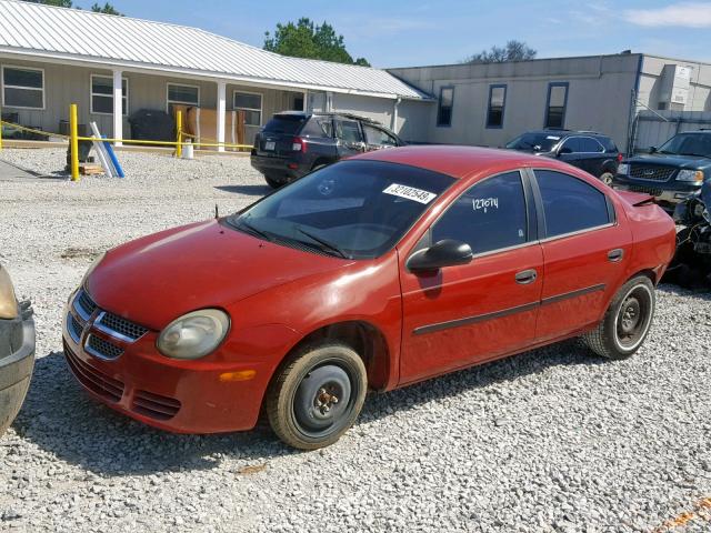 1B3ES26C53D204014 - 2003 DODGE NEON SE RED photo 2