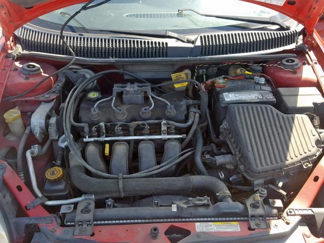 1B3ES26C53D204014 - 2003 DODGE NEON SE RED photo 7