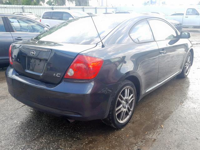 JTKDE177870157886 - 2007 TOYOTA SCION TC ნაცრისფერი ფოტო 4