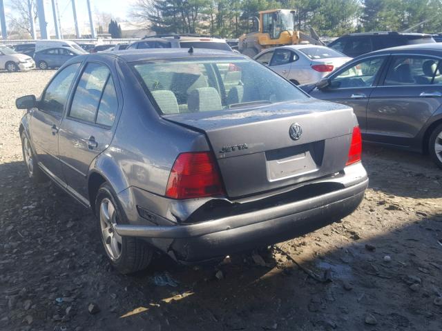 3VWSK69MX3M075265 - 2003 VOLKSWAGEN JETTA GLS GRAY photo 3