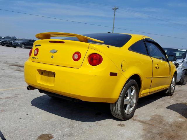 1G1AL15F967783052 - 2006 CHEVROLET COBALT LT YELLOW photo 4