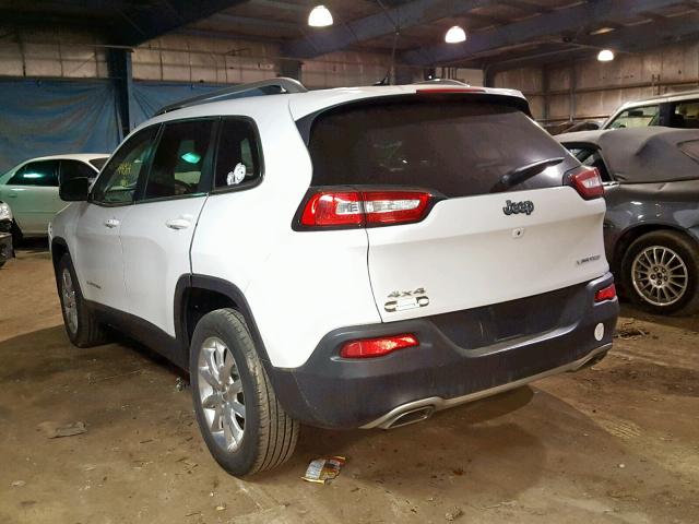 1C4PJMDS3FW718789 - 2015 JEEP CHEROKEE L WHITE photo 3