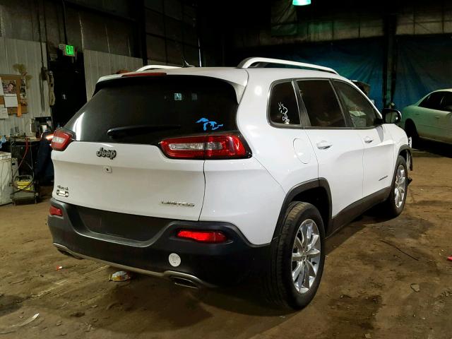 1C4PJMDS3FW718789 - 2015 JEEP CHEROKEE L WHITE photo 4