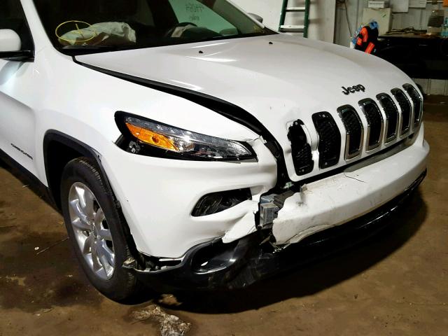 1C4PJMDS3FW718789 - 2015 JEEP CHEROKEE L WHITE photo 9