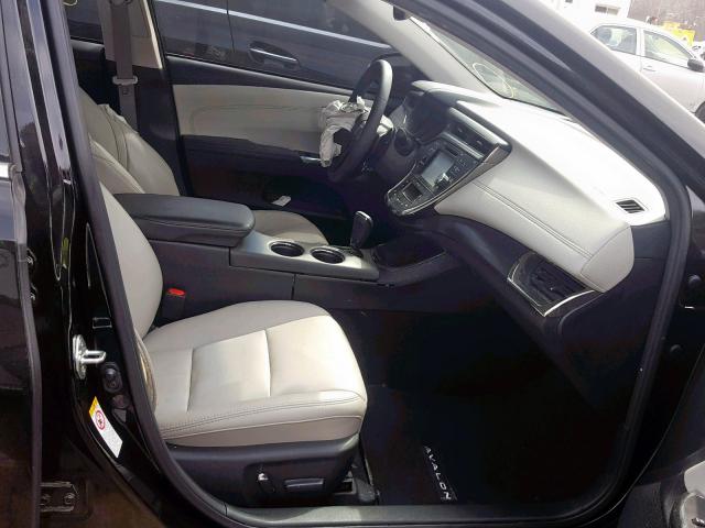 4T1BK1EB8JU272319 - 2018 TOYOTA AVALON XLE BLACK photo 5