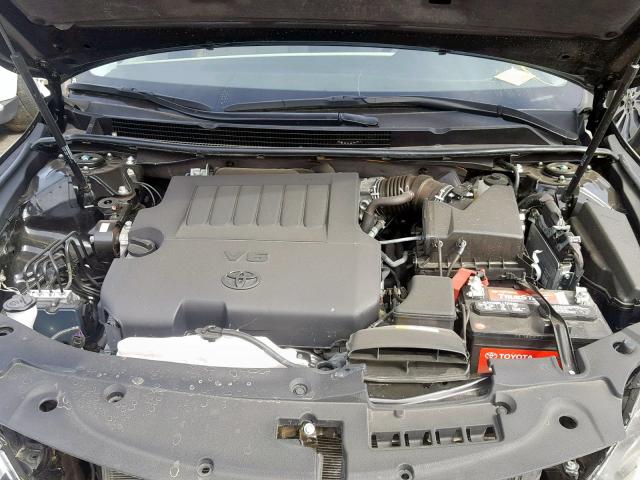 4T1BK1EB8JU272319 - 2018 TOYOTA AVALON XLE BLACK photo 7