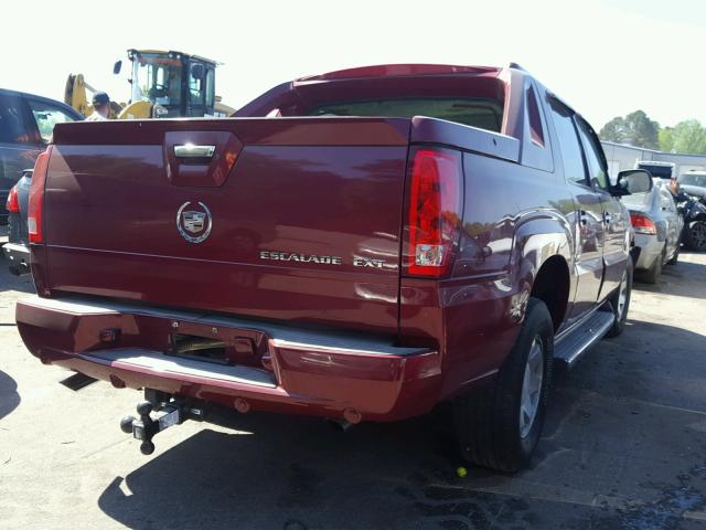 3GYEK62N16G114678 - 2006 CADILLAC ESCALADE E BURGUNDY photo 4