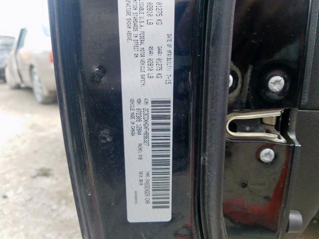 2C3CDXHGXFH896327 - 2015 DODGE CHARGER SXT  photo 10